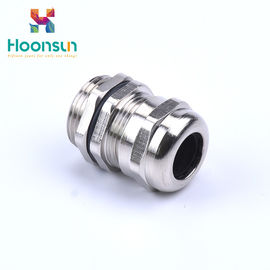 Mạ niken chống thấm Cable Gland M Series / Silicone cao su kim loại Cable Gland