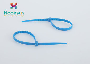 Bộ dây cáp 2.5 * 100mm UL94 - V2 Nylon PA66 Blue Tự khóa cáp