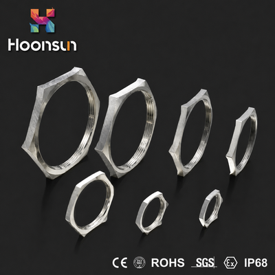 NPT1 / 2 EMC Locknut Cable Gland Phụ kiện mạ điện IP68