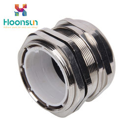 IP68 Số liệu Bickel mạ đồng thau Cáp kim loại / Tuyến cáp điện thẳng