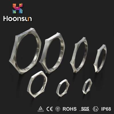 NPT1 / 2 EMC Locknut Cable Gland Phụ kiện mạ điện IP68