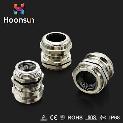 NPT1 / 2 Đồng thau PA Claw Cáp điện EMC Gland 25mm